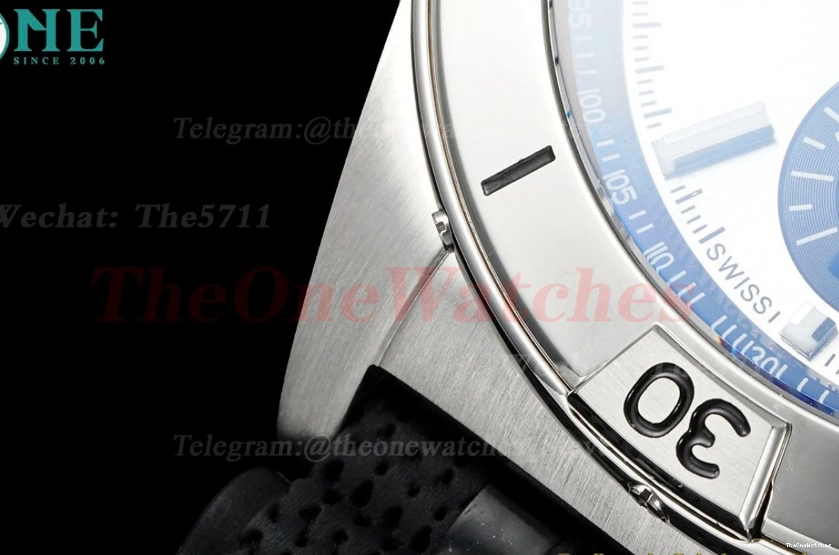 Chronomat Strap Dial 42MM TF on A7750 Silver B01 Rubber Rouleaux 0401